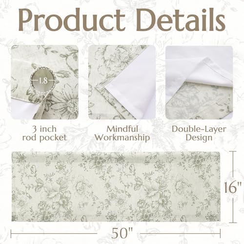 jinchan Linen Kitchen Valance - Image 6