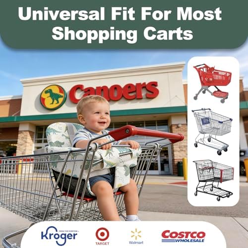 Grocery Shopping Cart Cover for Baby，Baby Comfort High Chair Cover - Image 6