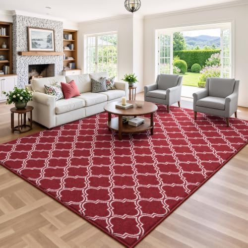 Keeko 6x9 Area Rugs for Living Room, Soft Washable Memory Foam Bedroom Rug - Image 4