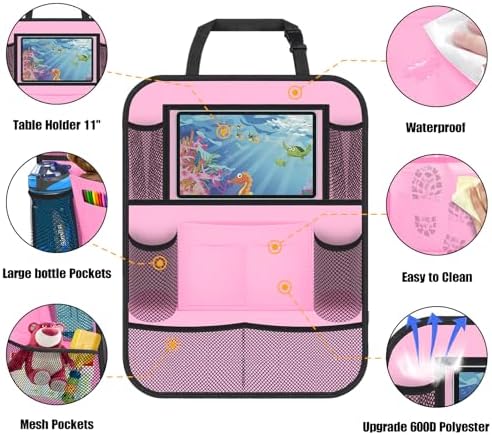 Backseat Car Organizer w/ 10 Storage Pockets - Image 2