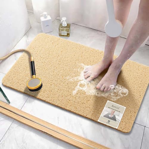 Asvin Soft Textured Bath, Tub Mat, 24x32 Inch, Phthalate Free, Non Slip Comfort by Unknown