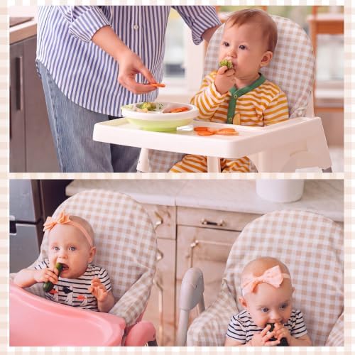 Novabright Ruffle Gingham Baby Highchair Cushion - Image 4