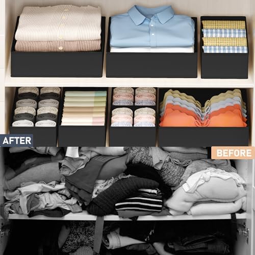 DIMJ Drawer Organizer Clothes - Image 6