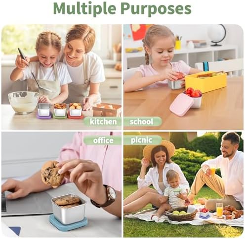 6 Oz Snack Containers with Lids - Image 6