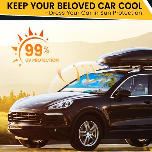 Car Windshield Sun Shade Foldable Reflector Sunshade - Image 2