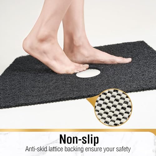 HITSLAM Square Shower Mat, 36 x 36 Inch Non Slip Bath Mat - Image 5