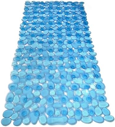 “Pebbles” Non-Slip Bathtub/Shower Mat 27.5”x14” Rectangular, Machine-Washable - Image 2