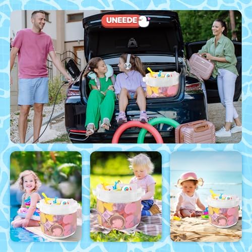 UNEEDE Bath Toy Organizer, 4.15 Gallons Bathtub Toy Storage Organizer - Image 6