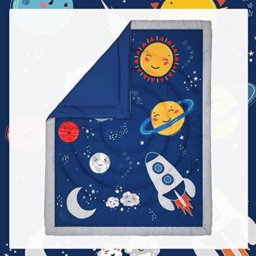 Rtteri 4 Pieces Baby Crib Bedding Set, Standard Nursery Size Soft - Image 2