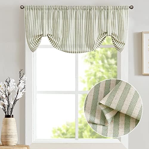 jinchan Linen Boxter Stripe Valances - Image 2