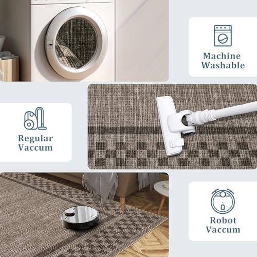 GarveeHome Washable Area Rugs 8x10 Non Slip Soft Large Living Room Rug - Image 5