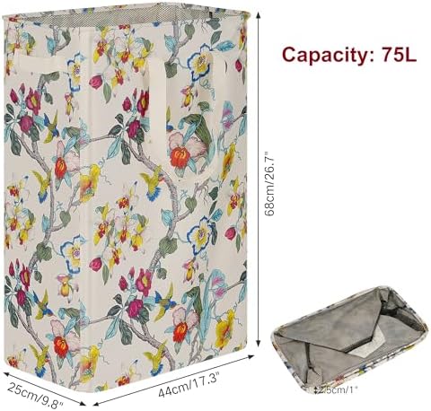 efluky Slim Laundry Basket, Narrow Laundry Hamper - Image 2