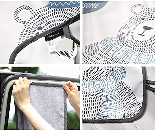 Magnetic Car Sun Shade Curtain for Side Window – Sun Blocker and UV Protector - Image 5