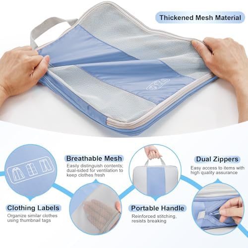 OlarHike 10 Set Compression Packing Cubes - Image 6