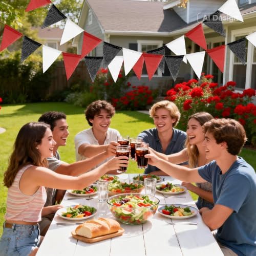 G2PLUS Triangle Flag Bunting, Pennant Banner and Decorative Garland - Image 7