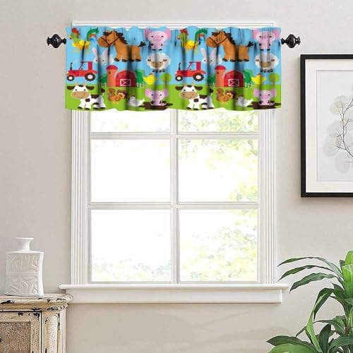 Cartoon Farm Animals Window Valance - Image 4