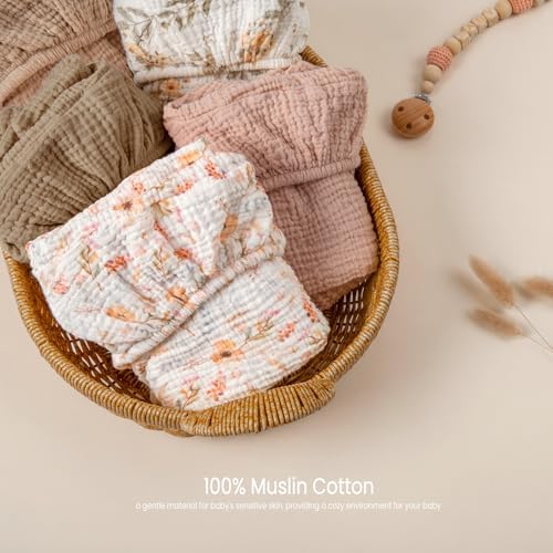 lulumoon Muslin Fitted Bassinet Sheet: Compatible - Image 4