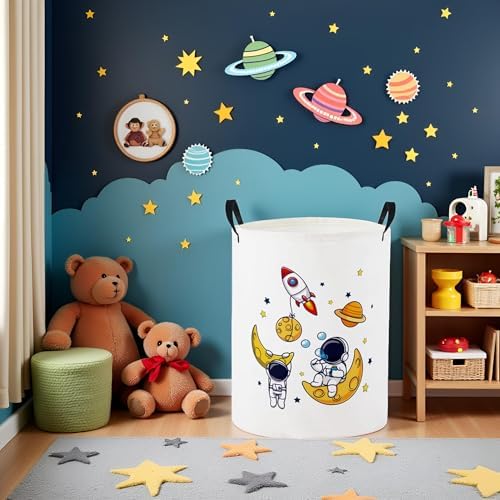 Baby Laundry Basket Baby Nursery Hamper Kids Laundry Basket Toy Storage Bin - Image 4
