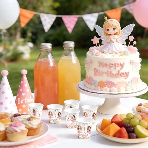 WRAPAHOLIC 3oz Pink Fairy Bathroom Cups - Image 5