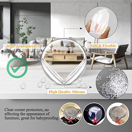 20 Pack Corner Protector Baby Proofing Safety Corner Guards - Image 3