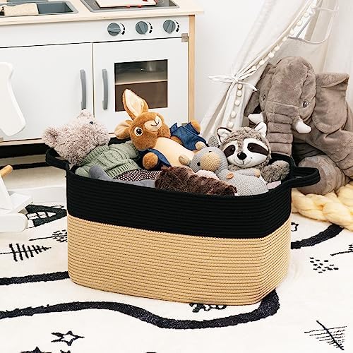 Goodpick Large Woven Blanket Basket - Image 4
