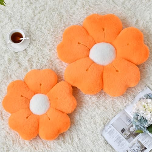 Flower Pillow, Cute Daisy Decorative Throw Pillows, 15 Inches - Image 2