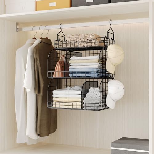 HapiRm Hanging Closet Organizer Storage - Image 2