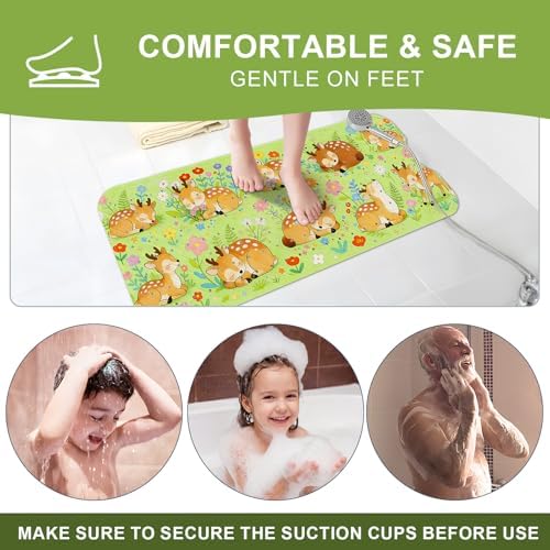 XIYUNTE Bath Mat for Tub Non Slip Bathtub Mat Non Slip 40x16 Baby Bath Mat - Image 7
