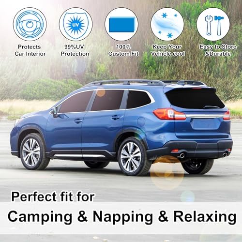 TINGLU Window Shades for Subaru Ascent Touring 2019-2026 Accessories Car Side - Image 6