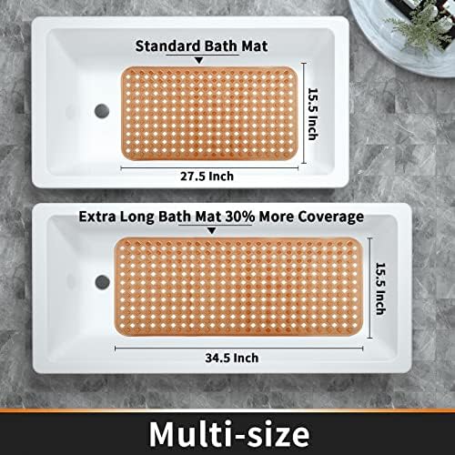 Yimobra Bathtub Mat Non Slip, Super Strong Suction Cups, 27.5"X15.5" Long - Image 6