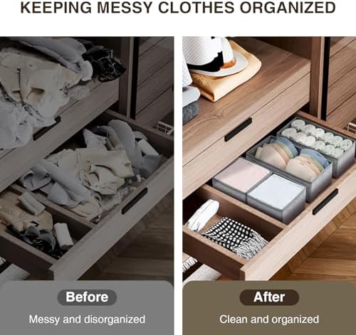 DIMJ Drawer Organizer Clothes, Dresser Organizer - Image 6