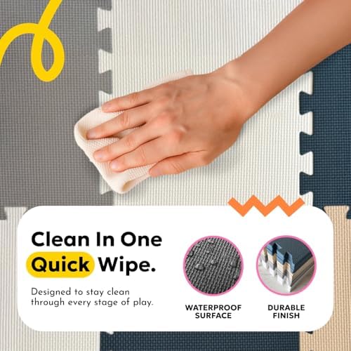 MioTetto Baby Play Mat, Soft Foam Floor Tiles - Image 4