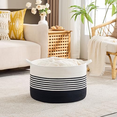 KAKAMAY Large Blanket Basket - Image 4