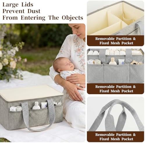 Baby Diaper Caddy Organizer - Image 7