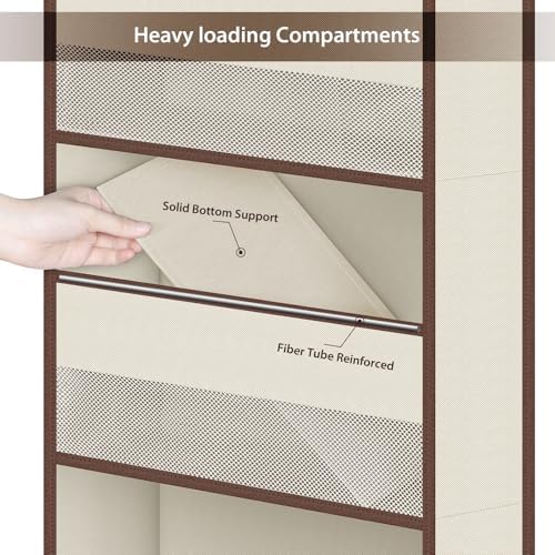 Univivi Fabric Over Door Hanging Organizer - Image 5