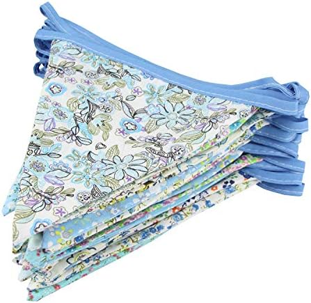 10M/32Ft Triangle Bunting Banner, Baby Shower, Outdoor and Home Decorations - Image 4