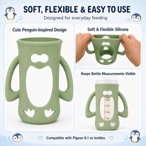 3 Pack Baby Bottle Handles & Holders - Image 3