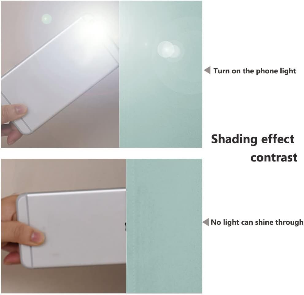 NICETOWN Aqua Blue 100% Blackout Curtain Set, Thermal Insulated & Energy Efficiency Window Draperies for Guest Room, Full Shading Panels for Shift Worker and Light Sleepers, 55W x 86L, 2 PCs