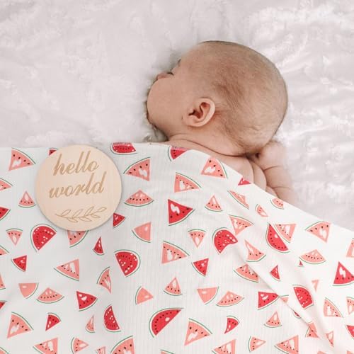DRESHOW BQUBO Cotton Baby Swaddle Hat Set Newborn Infant Receiving Blankets - Image 3