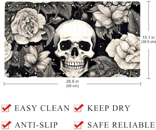 Bathtub Mat Non Slip 26.8x15.1 Inch, Machine Washable Shower Mats - Image 4