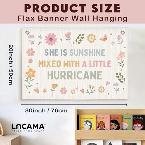 Lacama Little Girl Room Wall Decor, Nursery Decor - Image 4