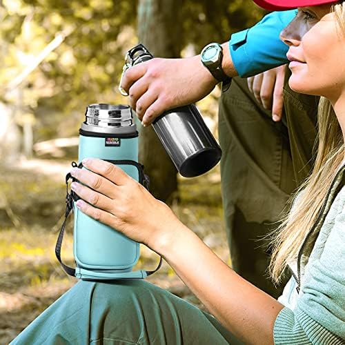 Nuovoware Water Bottle Carrier Bag, Dusty Blue - Image 6