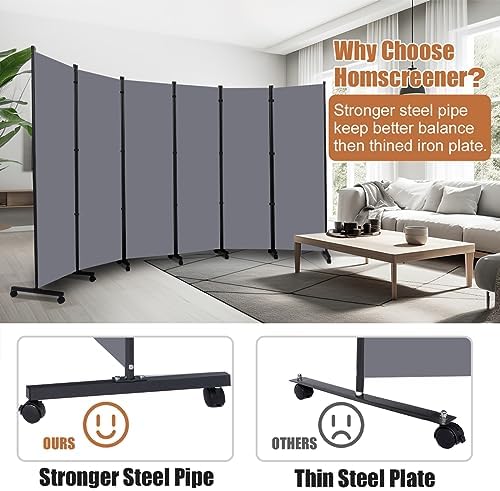 Room Divider 102'' Wide Folding Room Divider Panel - Image 3
