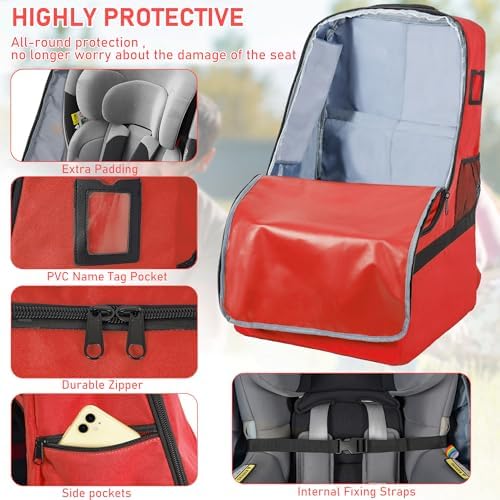 IBVIVIC Padded Car Seat Travel Bag - Image 5