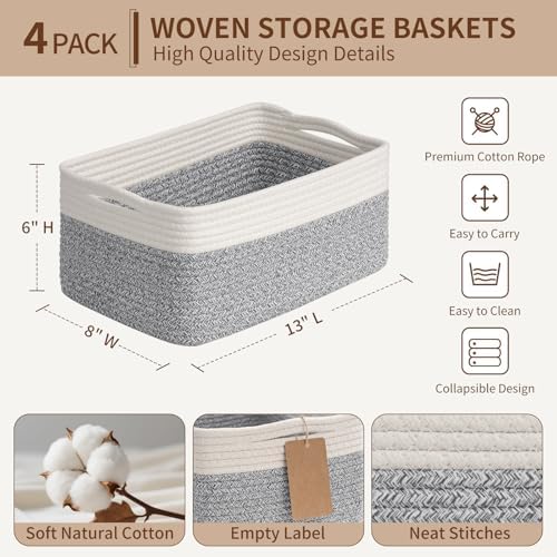 Goodpick 4 Pack Storage Baskets - Image 3