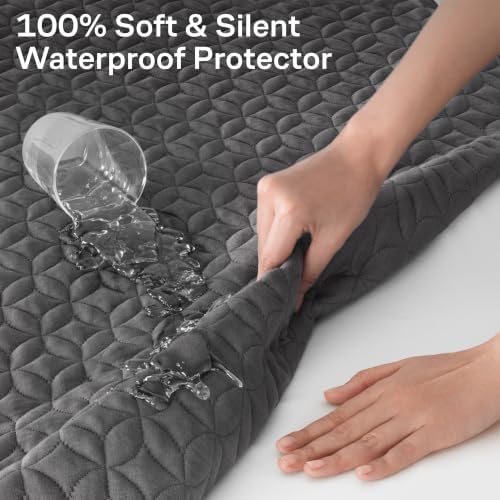 100% Waterproof Noiseless & Breathable Full Size Mattress Protector - Image 2