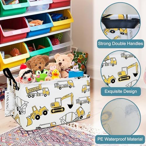 Rectangular Excavator Storage Bin Nursery Hamper - Image 6