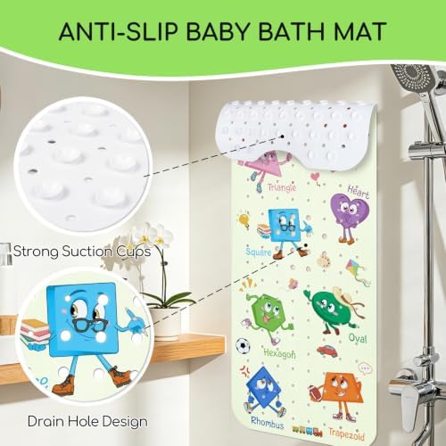 Baby Bathtub Mat Non Slip, Machine Washable - Image 4