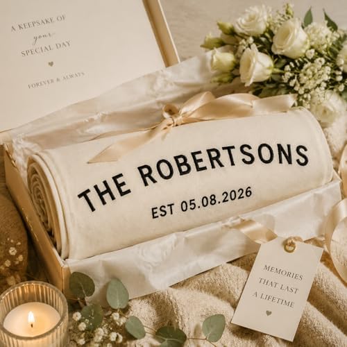 Custom Last Name Wedding Banner, Embroidered Wedding Welcome Sign - Image 6