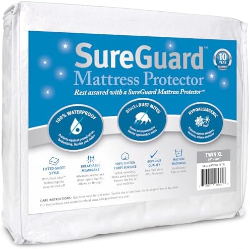 SureGuard Twin Extra Long Mattress Protector by SureGuardMattressProtectors